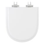 Assento Sanitário Formatos Riviera e Smart com Soft Close Quadrado Poliéster Branco Sensea - Imagem 2