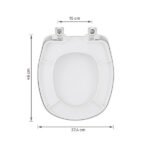 Assento Sanitário Aspen Polipropileno Fechamento Suave Branco Sensea - Imagem 9