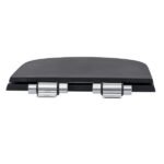 Assento Sanitário Formatos Carrara com Soft Close Quadrado Poliéster Preto Fosco Policlass - Imagem 8