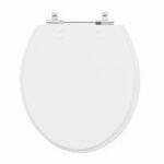 Assento Sanitário Convencional com Fechamento Comum Oval Poliéster Branco Sensea - Imagem 2
