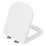 Assento Sanitário Formatos Quadra com Soft Close Quadrado Termofixo Branco Deca - Imagem 4