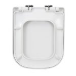 Assento Sanitário Formatos Quadra com Soft Close Quadrado Termofixo Branco Deca - Imagem 7