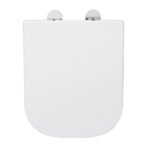 Assento Sanitário Formatos Quadra com Soft Close Quadrado Termofixo Branco Deca - Imagem 2