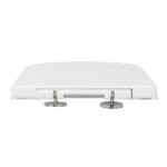 Assento Sanitário Formatos Quadra com Soft Close Quadrado Termofixo Branco Deca - Imagem 6