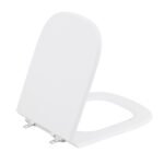 Assento Sanitário Formatos Gap com Fechamento Comum Quadrado Poliéster Branco Sensea - Imagem 3