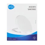 Assento Sanitário Lille|Etna Polipropileno Fechamento Suave Branco Sensea - Imagem 10
