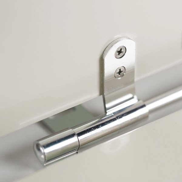 Assento Sanitário Formatos Vogue Plus e Etna com Fechamento Comum Quadrado MDF Creme Sicmol - Imagem 5