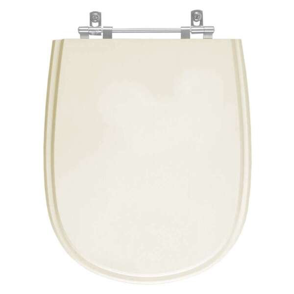 Assento Sanitario Paris Bone (bege Claro) Para Vaso Ideal Standard - Imagem 5