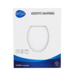 Assento Sanitário Formatos Quadra com Fechamento Comum Quadrado Poliéster Branco Sensea - Imagem 9