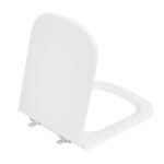 Assento Sanitário Formatos Quadra com Fechamento Comum Quadrado Poliéster Branco Sensea - Imagem 4