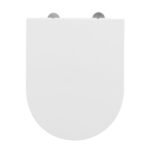 Assento Sanitário Formatos Carrara com Soft Close Quadrado Termofixo Branco Deca - Imagem 2