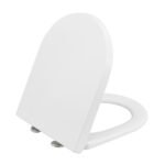 Assento Sanitário Formatos Carrara com Soft Close Quadrado Termofixo Branco Deca - Imagem 6