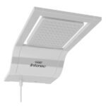 Chuveiro Eletrônico 220V 7800W Branco Quadrado Intense Fame - Imagem 2