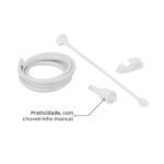Chuveiro Elétrico Multitemperatura 220V 6400w Branco Redondo Top Jet Lorenzetti - Imagem 6