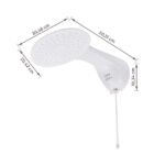 Chuveiro Elétrico Multitemperatura 127V (110V) 5500w Branco Redondo Optima 8T Hydra - Imagem 7