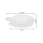 Chuveiro Elétrico Multitemperatura 220V 6800w Branco Redondo Fashion Lorenzetti - Imagem 7