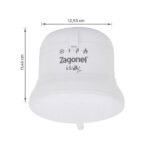 Chuveiro Elétrico Multitemperatura 220V 6800w Branco Redondo Ideale Plus sem Cano Zagonel - Imagem 6