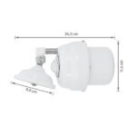 Chuveiro Elétrico Multitemperatura 220V 7800w Branco Redondo Clássica Cardal - Imagem 6