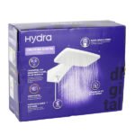 Chuveiro Elétrico Híbrido Eletrônico com Visor Digital 127V (110V) 5500w Preto Quadrado Polo Plus Hydra - Imagem 10