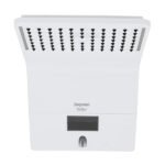 Chuveiro Elétrico Híbrido Eletrônico com Visor Digital 220V 7500w Branco Quadrado Ducali Premium Digital Zagonel - Imagem 4