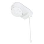 Chuveiro Elétrico Eletrônico 220V 7500w Branco Redondo Charm Equation