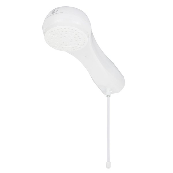 Chuveiro Elétrico Eletrônico 220V 7500w Branco Redondo Luka Equation