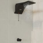 Chuveiro Elétrico Eletrônico 220V 7500w Preto Quadrado Ducali Zagonel - Imagem 2