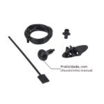 Chuveiro Elétrico Eletrônico com Visor Digital 220V 7700w Preto Quadrado Polo Plus Hydra - Imagem 5