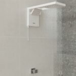 Chuveiro Elétrico Eletrônico 127V (110V) 5500w Branco Quadrado Acqua Duo Ultra Lorenzetti - Imagem 2