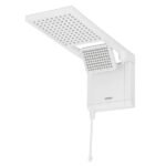 Chuveiro Elétrico Eletrônico 127V (110V) 5500w Branco Quadrado Acqua Duo Ultra Lorenzetti