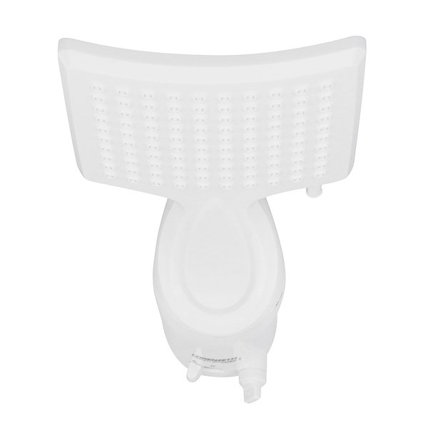 Chuveiro Elétrico Eletrônico 127V (110V) 5500w Branco Quadrado Loren Mostrarer Lorenzetti - Imagem 3