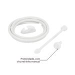 Chuveiro Elétrico Eletrônico 127V (110V) 5500w Branco Quadrado Loren Mostrarer Lorenzetti - Imagem 7