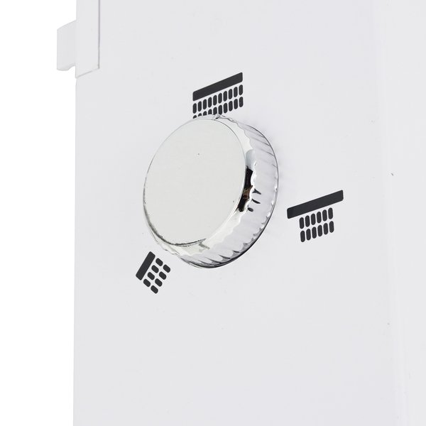 Chuveiro Elétrico Eletrônico com Visor Digital 127V (110V) 5500w Branco e Cromado Quadrado Falls Digital Hydra - Imagem 8