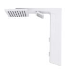 Chuveiro Elétrico Eletrônico com Visor Digital 127V (110V) 5500w Branco Quadrado Falls Digital Hydra - Imagem 2