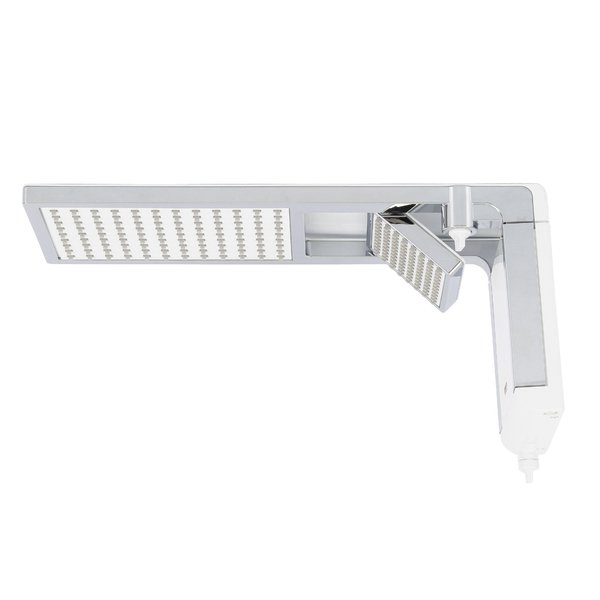 Chuveiro Elétrico Eletrônico 127V (110V) 5500w Branco e Cromado Quadrado Acqua Duo Ultra Lorenzetti - Imagem 3