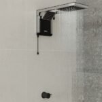 Chuveiro Elétrico Eletrônico 220V 6800w Preto e Cromado Quadrado Acqua Duo Ultra Lorenzetti - Imagem 2