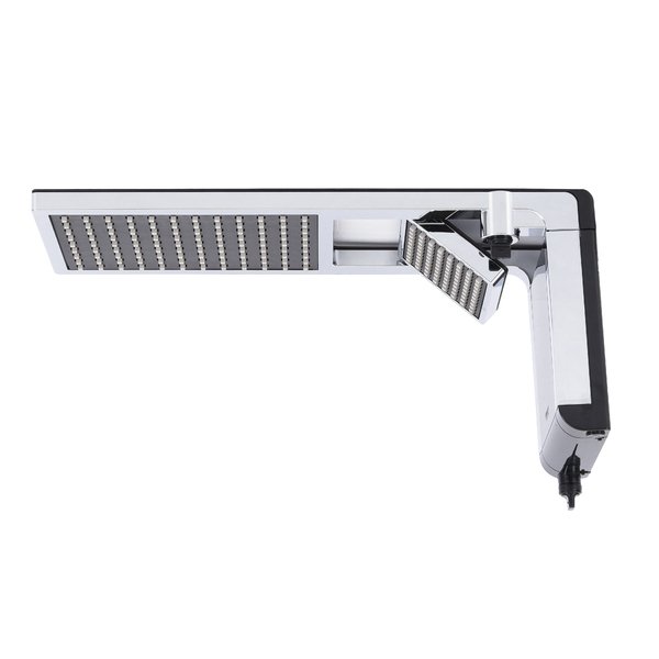 Chuveiro Elétrico Eletrônico 220V 6800w Preto e Cromado Quadrado Acqua Duo Ultra Lorenzetti - Imagem 3