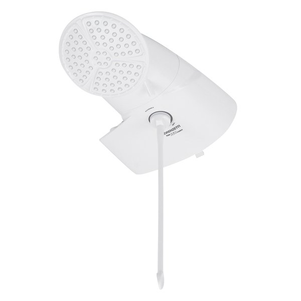 Chuveiro Elétrico Eletrônico 220V 7500w Branco Redondo com Pressurizador Top Jet Lorenzetti