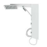 Chuveiro Elétrico Eletrônico 220V 7700w Branco e Cromado Quadrado Falls Hydra - Imagem 2