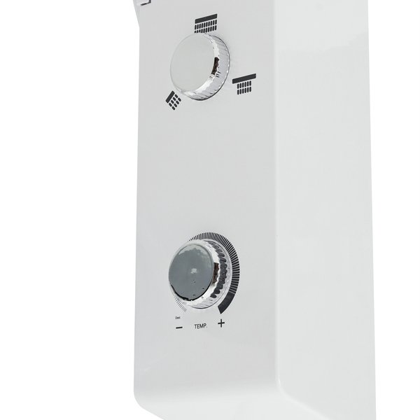 Chuveiro Elétrico Eletrônico 220V 7700w Branco e Cromado Quadrado Falls Hydra - Imagem 10