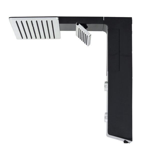 Chuveiro Elétrico Eletrônico 220V 7700w Preto e Cromado Quadrado Falls Hydra - Imagem 3