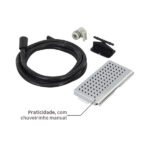 Chuveiro Elétrico Eletrônico 220V 7700w Preto e Cromado Quadrado Falls Hydra - Imagem 9