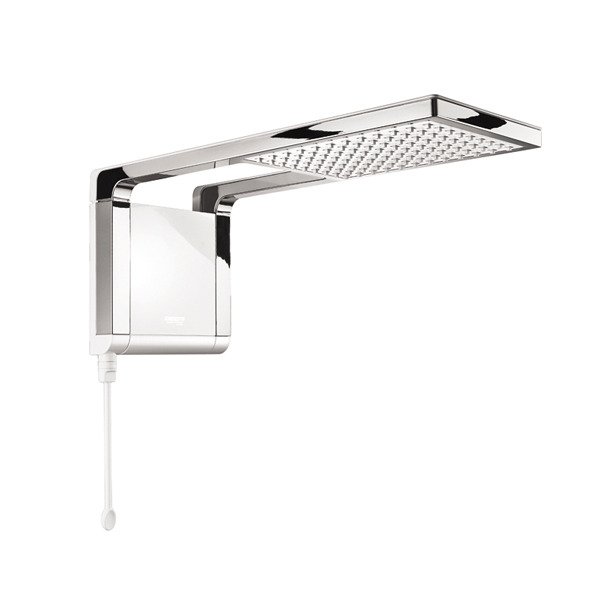 Chuveiro Eletrônico 220V 6800W Branco e Cromado Acqua Storm Lorenzetti