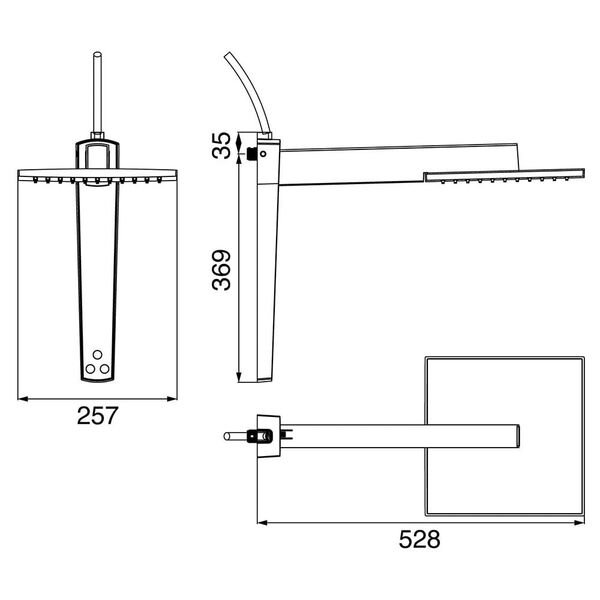 Chuveiro Lorenzetti Acqua Century Digital 220v 7500w 7510631 - Imagem 3