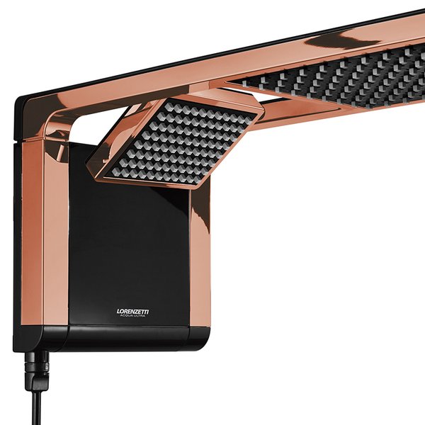 Chuveiro Lorenzetti Acqua Duo Ultra Eletrônico Preto/rose Gold - 127v - Único - Imagem 3