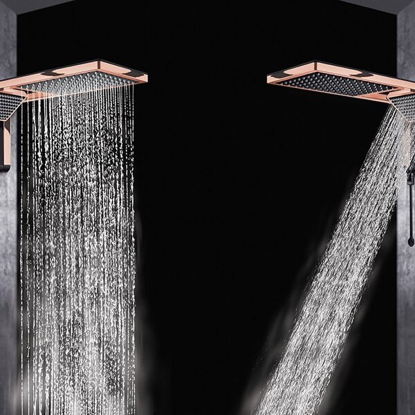 Chuveiro Lorenzetti Acqua Duo Ultra Eletrônico Preto/rose Gold - 127v - Único - Imagem 5