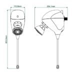 Chuveiro Zagonel Move Eletrônico Branco - Imagem 2