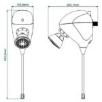 Chuveiro Zagonel Move Eletrônico Branco - Imagem 7