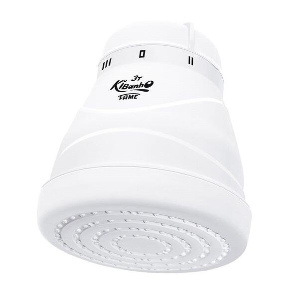 Ducha 3t 5400 Watts Ki Banho 220v Cor Branco Fame - Imagem 5