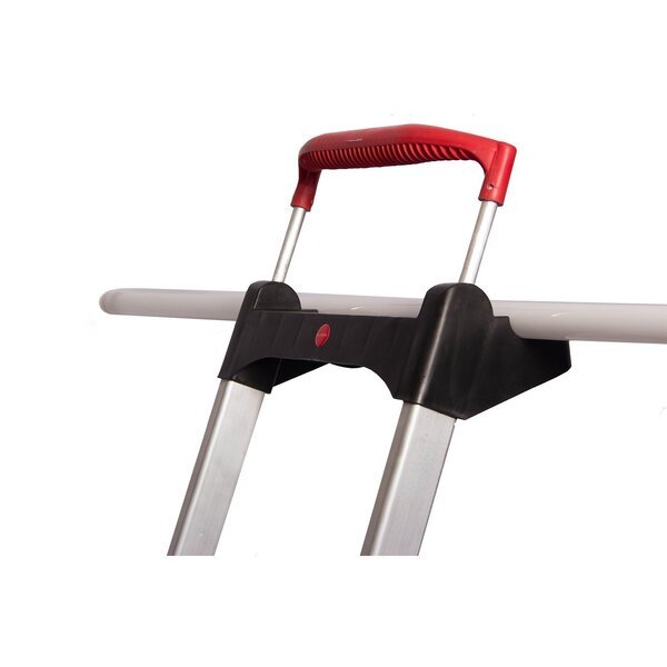 Escada Confort Dobravel 3 Degraus Em Aluminio Com Suporte Multiuso Alumasa - Imagem 5